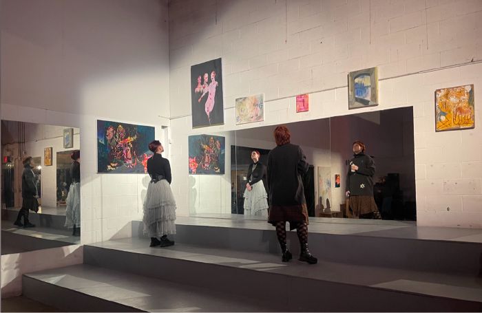 An art exhibition at Parquette